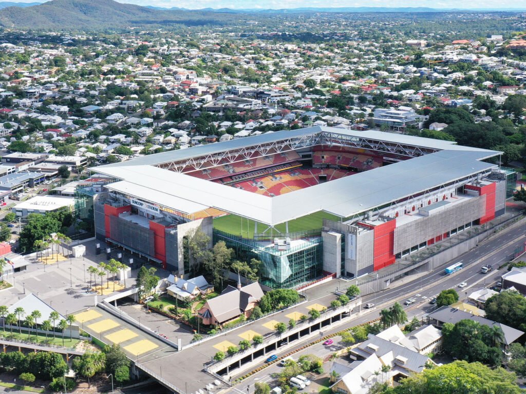 A photo of Suncorp Stadium in Milton, Brisbane.