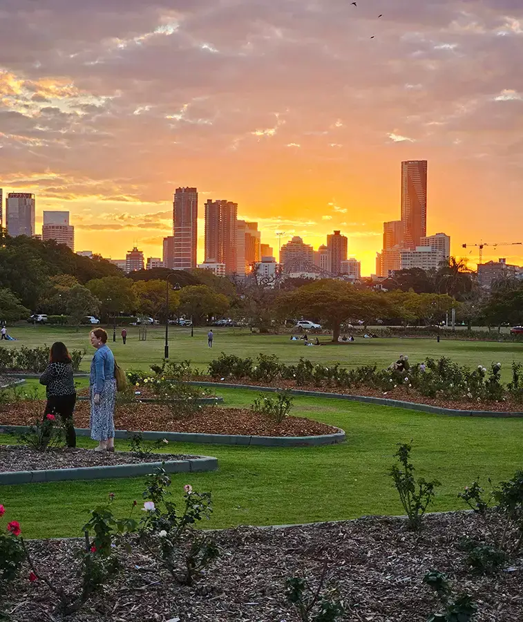 A photo of New Farm, Brisbane.