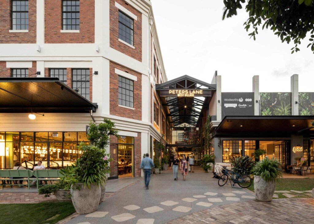 A picture of Peters Lane, West End, Brisbane.
